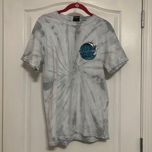 Mens size medium tie-dye Santa Cruz short sleeve-shirt